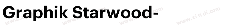 Graphik Starwood字体转换